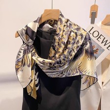 Mulberry Silk Scarf in Beige