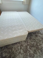 3ft single 3 In 1 Divan Bed with pull out guest trundle - extends to double bed