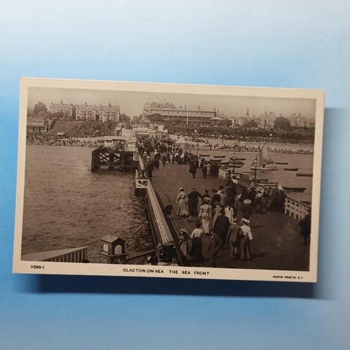 Clacton sea postcard c1910 - clacton,