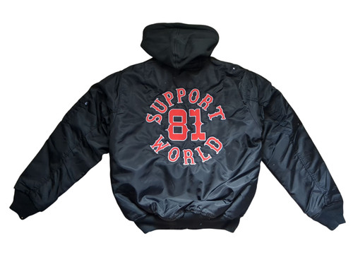Support bomber jacket - bomber, with