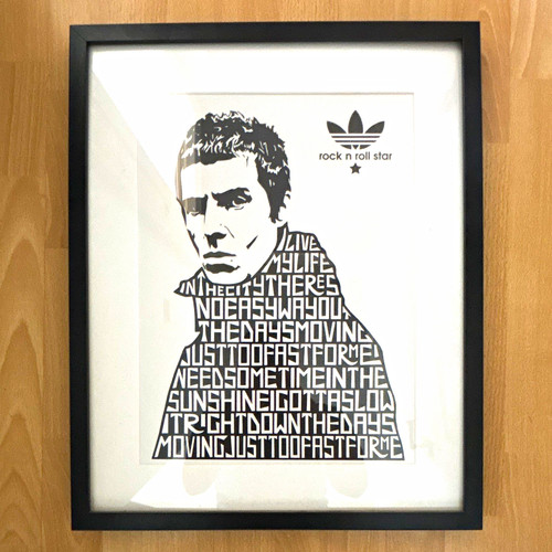 Liam gallagher oasis framed - gallagher,