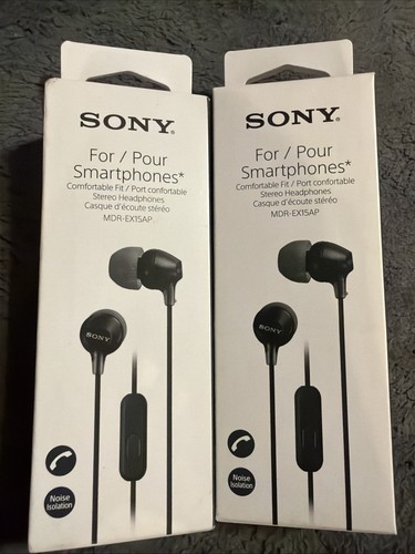 Pack sony earbuds clear - 2, earbuds,