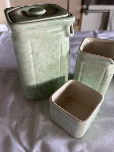Art deco tea set - art,