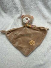 baby Fehn brown bear comforter blankie blanket soft huggy toy