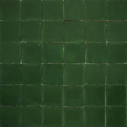 Dark green ceramic monocolour