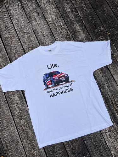 Vintage jeep tee large - vintage,