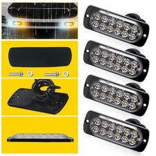4*12V 24V LED Amber White