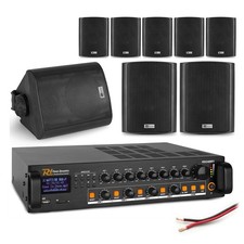 Zone wall speaker system - 4-zone,