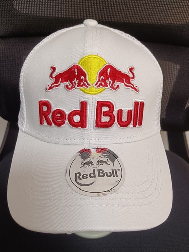 Red bull white - white, cap