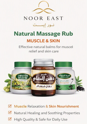 Natural massage rub olive - natural,