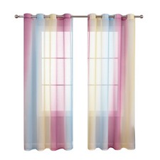 1/2Panels Gradient Sheer