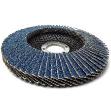 12X 5" 125mm Flap Grinding Sanding Discs 4 each 40 60 80 Mixed Grit 