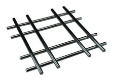 Apollo Chrome Trivet Cross Design 20cm Heatproof Table Hot Pan Pot Stand Rest