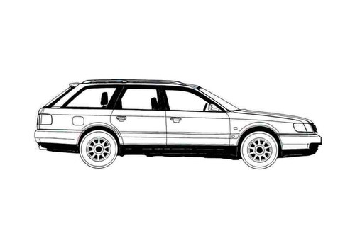 Photo blueprint audi - a4,