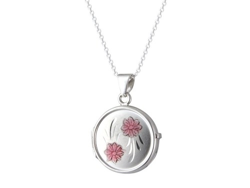 Sterling silver locket pendant - locket,