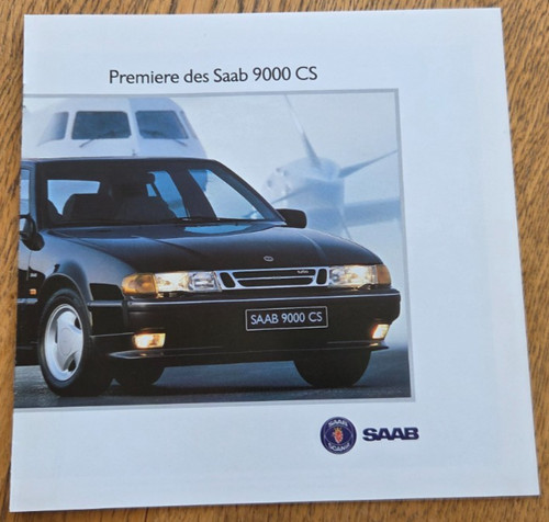 1991 saab 9000 car brochure - 1991,