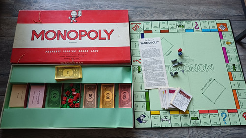 Vintage waddingtons monopoly - ,