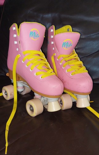 Mia inline roller skates - skates, pink