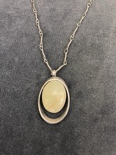 Yellow Baltic Amber Pendant on