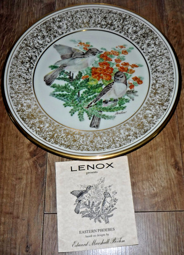 Lenox boehm birds plate - boehm,