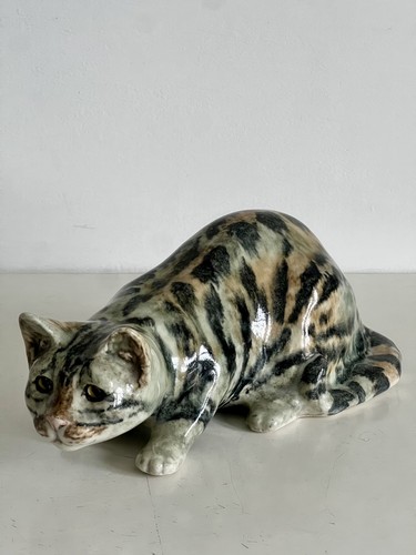 Winstanley cat ceramic tabby - cat,