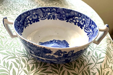 4 x  Spode - Blue Italian -