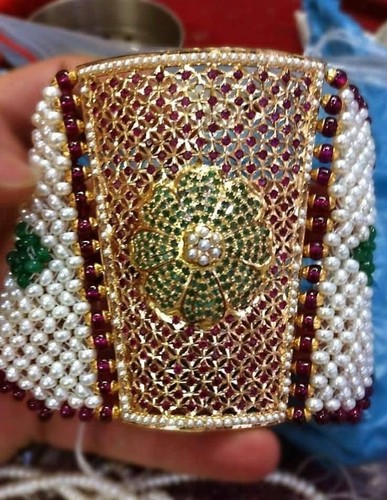 Jadau bracelet ruby emarald - jadau,
