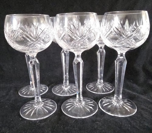 Set six crystal - of,
