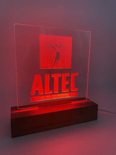 Altec speaker led sign - sign, music