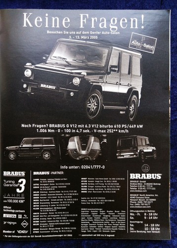 2005 brabus mercedes class - 2005, g-class