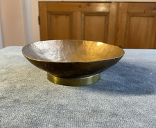Vintage Brass Trinket Dish 9cm