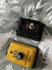 Vintage 1990s Guyatone SD2 Sustainer D Big Muff And ND2 Noise Defender Pedals