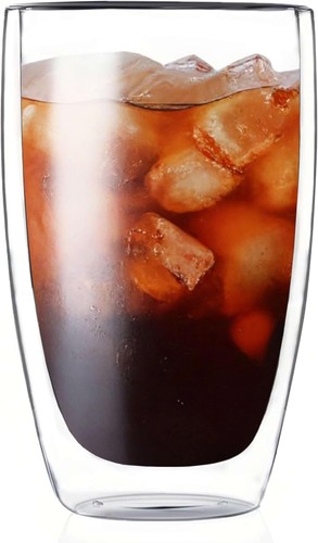 17oz double walled glass - double,