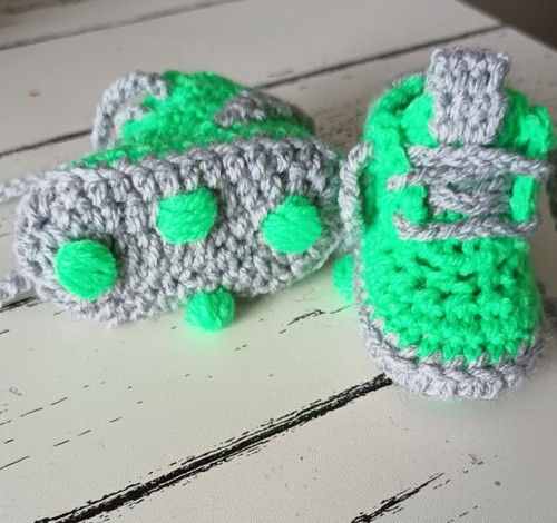 Handmade baby first football - first,