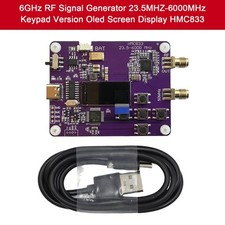 6GHz RF Signal Generator 23.5-6000MHz Keypad Version Oled Screen Display HMC833*