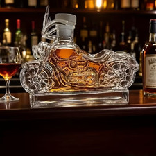Glass Wine Decanter Motorcycle