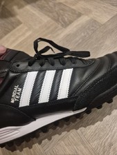Mens - Adidas Mundial Team TF 0O Black/ White Size UK 10.5 Astro Turf