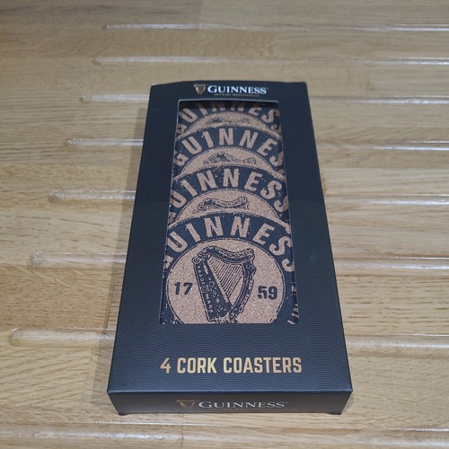 Guinness cork coasters - guinness,