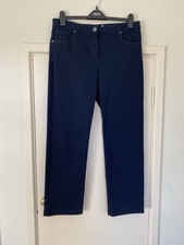 Marks and Spencer Per Una Jeans Indigo-14, Straight Leg, Sparkly Pockets. NWT