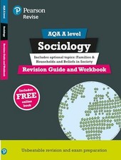 Pearson REVISE AQA A level Sociology Revision Guide and Wor... by Chapman, Steve