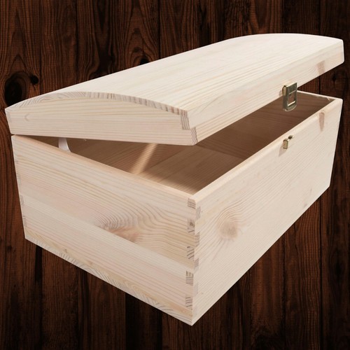 Large wooden treasure chest - treasure,