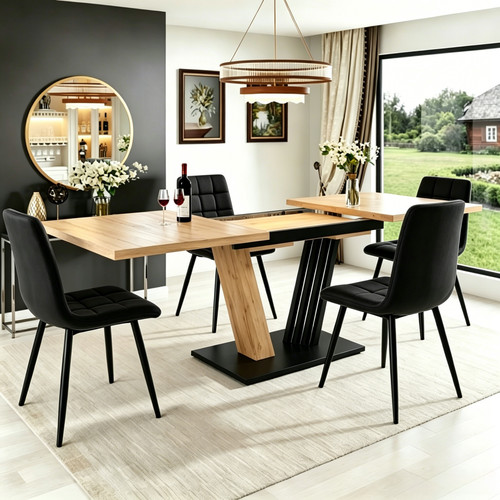 Extendable dining table - dining, 4
