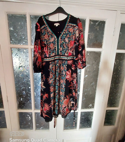 Monsoon black floral neck - monsoon,