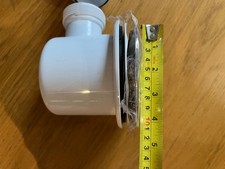 90mm Fast Flow Shower Tray Waste Trap Chrome Colour - Top Access