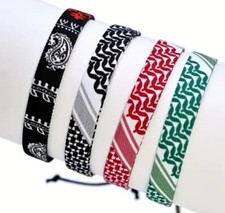 Palestinian Keffiyeh Bracelet Printed Design Beautiful Palestine Wristband