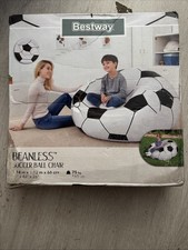 Bestway Beanless Soccer Football Chair Ball Indoor Outdoor 75kg Inflatable -NEW