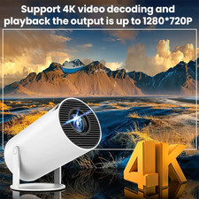 2025 UK Gaming Projector P30MAX Android 12 Wireless Gaming Controller Dual WIFI