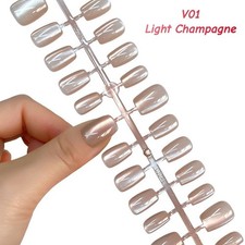 False Nails With Glue Press On