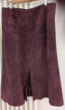 Oasis Suede Burgundy Wine red