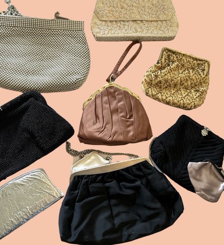 Vintage 50s 60s evening bags - evening,